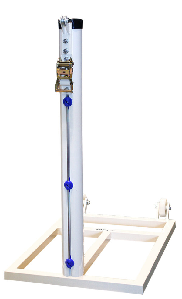 JUEGO POSTES TENIS TRASLADABLES ALUMINIO Ø 90MM