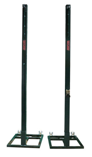 juego postes voleibol metálicos cuadrados 80x80mm trasladables JUEGO POSTES VOLEIBOL METÁLICOS CUADRADOS 80X80MM TRASLADABLES