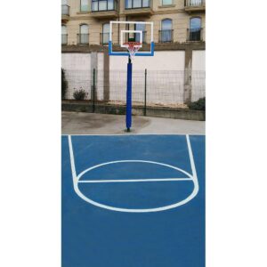 juego protección postes basket/ minibasket monotubo 80x80 mm JUEGO PROTECCIÓN POSTES BASKET/ MINIBASKET MONOTUBO 80x80 mm