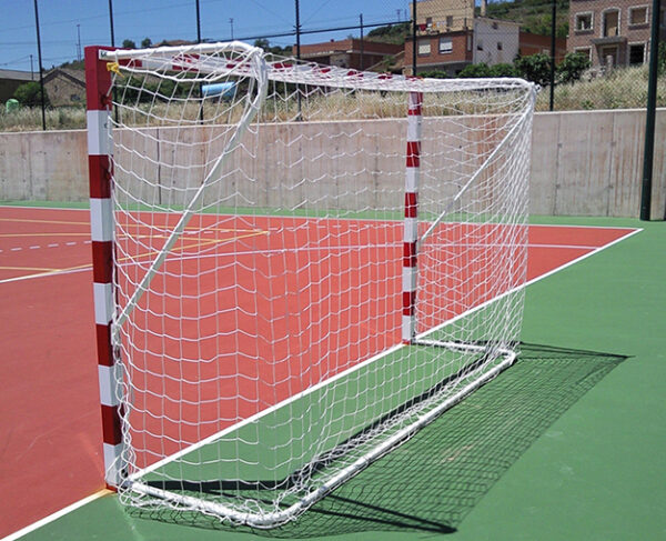 JUEGO DE 2 REDES DE FÚTBOL SALA/BALONMANO 4MM LINEA PREMIUM