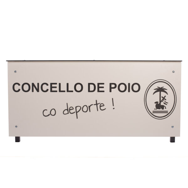 mesa anotadores basic fenólico 8mm blanco personalizable MESA ANOTADORES BASIC FENÓLICO 8MM BLANCO PERSONALIZABLE