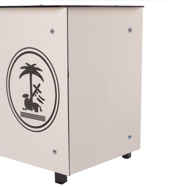 MESA ANOTADORES COMPLETA FENÓLICO 8 MM BLANCO PERSONALIZABLE