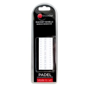 protector shockout pádel transparente shockskin PROTECTOR DE PALA DE PÁDEL SHOCKOUT SHOCKSKIN TRANSPARENTE