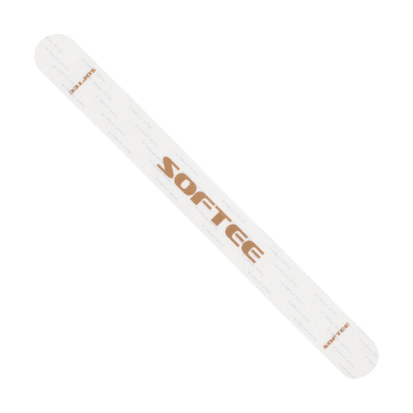PROTECTOR DE PALA DE PÁDEL SOFTEE PADEL 1T REDONDO TRANSPARENTE DORADO