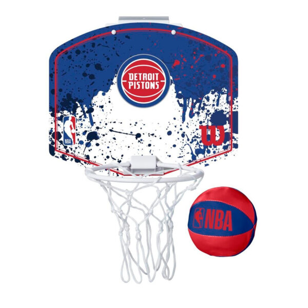 set minicanasta wilson team mini hoop nba pistons SET MINICANASTA WILSON TEAM MINI HOOP NBA PISTONS