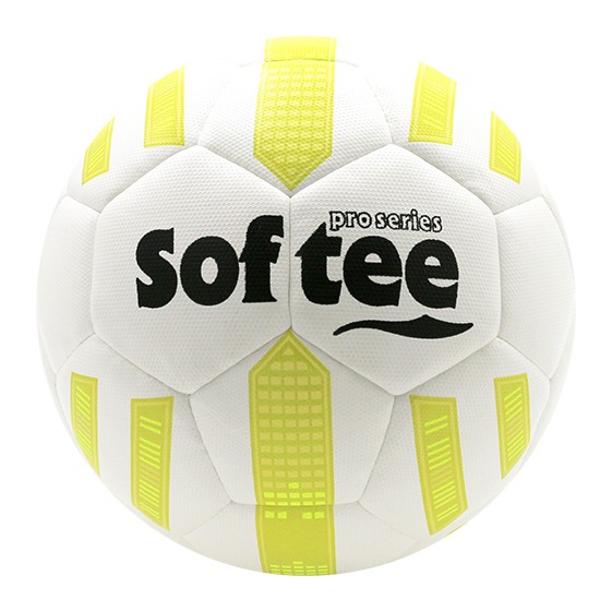 balón fútbol híbrido softee max blanco amarillo flúor BALÓN FÚTBOL HÍBRIDO SOFTEE MAX