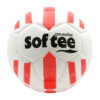 balón fútbol híbrido softee max blanco coral flúor BALÓN FÚTBOL HÍBRIDO SOFTEE MAX