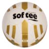 balón fútbol híbrido softee max blanco oro BALÓN FÚTBOL HÍBRIDO SOFTEE MAX