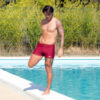 boxer squba series training hombre granate BOXER SQUBA SERIES TRAINING HOMBRE