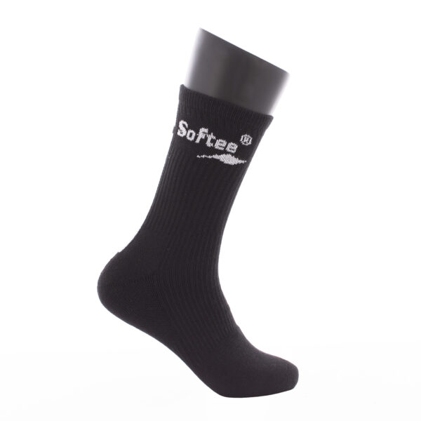 calcetines media caña softee premium negro blanco CALCETINES MEDIA CAÑA SOFTEE PREMIUM
