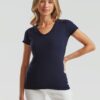 CAMISETA FRUIT OF THE LOOM LADIES ICONIC 150 V-NECK T
