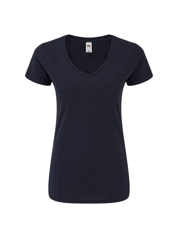 camiseta fruit of the loom ladies iconic 150 v-neck t marino oscuro 3 CAMISETA FRUIT OF THE LOOM LADIES ICONIC 150 V-NECK T