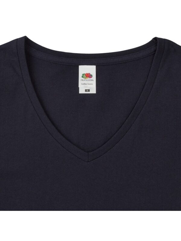 camiseta fruit of the loom ladies iconic 150 v-neck t marino oscuro 5 CAMISETA FRUIT OF THE LOOM LADIES ICONIC 150 V-NECK T