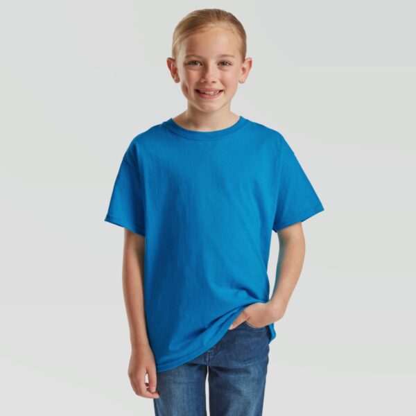 camiseta fruit of the loom valueweight infantil azul azure CAMISETA FRUIT OF THE LOOM VALUEWEIGHT INFANTIL