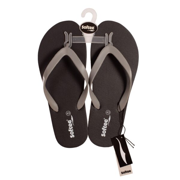 chancla softee coconut negro gris CHANCLA SOFTEE COCONUT