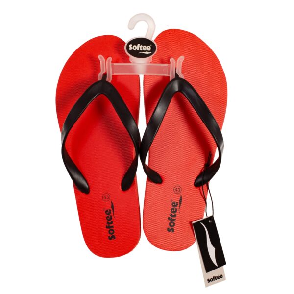 chancla softee coconut rojo negro 2 CHANCLA SOFTEE COCONUT