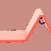 COLCHONETA PLEGABLE 180X60X4CM SOFTEE