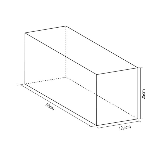 FIGURA MINI RECTÁNGULO 50X25X12,5CM