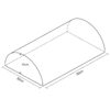 FIGURA SEMICILINDRO 50X15X30CM