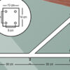 HERRAJE PARA ESCALERA HORIZONTAL -2 UDS-