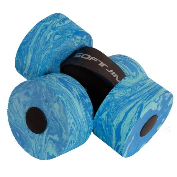juego de mancuernas aquaerobic water azul blanco JUEGO DE MANCUERNAS AQUAEROBIC WATER