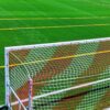 JUEGO PORTERÍAS ALUMINIO FÚTBOL 7  120X100 MM ABATIBLES CON ARQUILLOS GALVANIZADOS EN CALIENTE