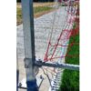 JUEGO PORTERÍAS ALUMINIO FÚTBOL 7  120X100 MM ABATIBLES CON ARQUILLOS GALVANIZADOS EN CALIENTE