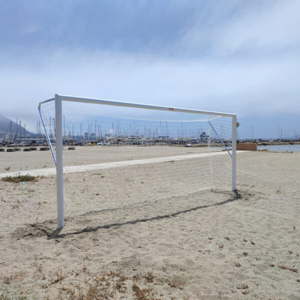 juego porterías fútbol-playa aluminio 120x100mm 1 JUEGO PORTERÍAS FÚTBOL-PLAYA ALUMINIO 120X100MM