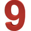 LOTE 5 MINITAPICES NUMEROS COLORES VARIADOS