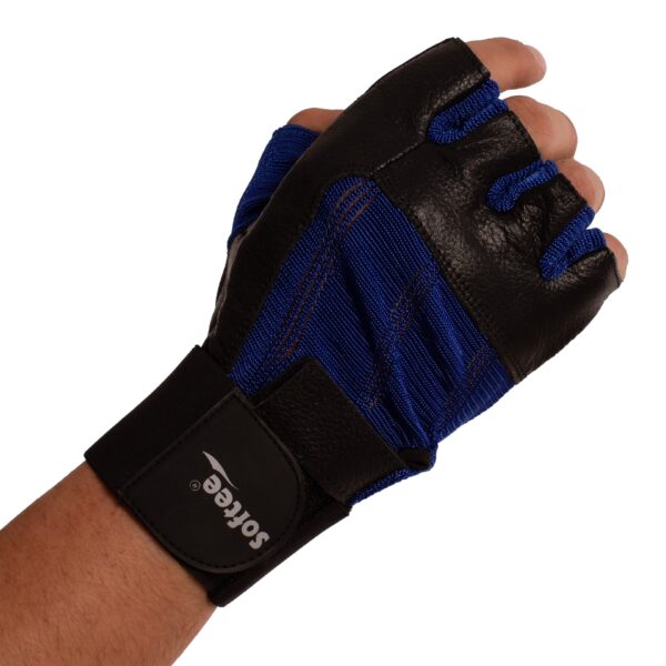 par de guantes spandex negro azul PAR DE GUANTES SPANDEX