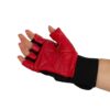 par de guantes spandex negro rojo PAR DE GUANTES SPANDEX