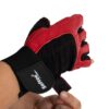 par de guantes spandex negro rojo 2 PAR DE GUANTES SPANDEX