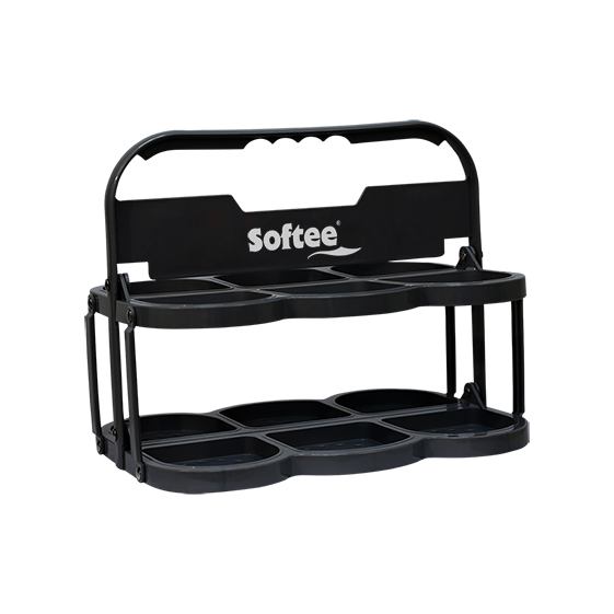 PORTABOTELLAS PLEGABLE DELUXE PARA 6 BOTELLAS