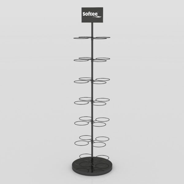 RACK EXPOSITOR BALONES ESTILO ÁRBOL ROTATIVO