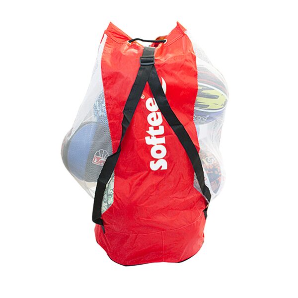 saco portabalones softee rojo SACO PORTABALONES SOFTEE