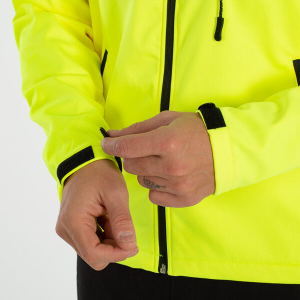 softshell jacket softee regis hombre amarillo flúor 1 SOFTSHELL JACKET SOFTEE REGIS HOMBRE