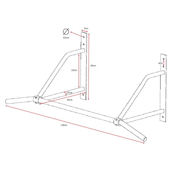 soporte dominadas softee finisher 1 SOPORTE DOMINADAS SOFTEE FINISHER