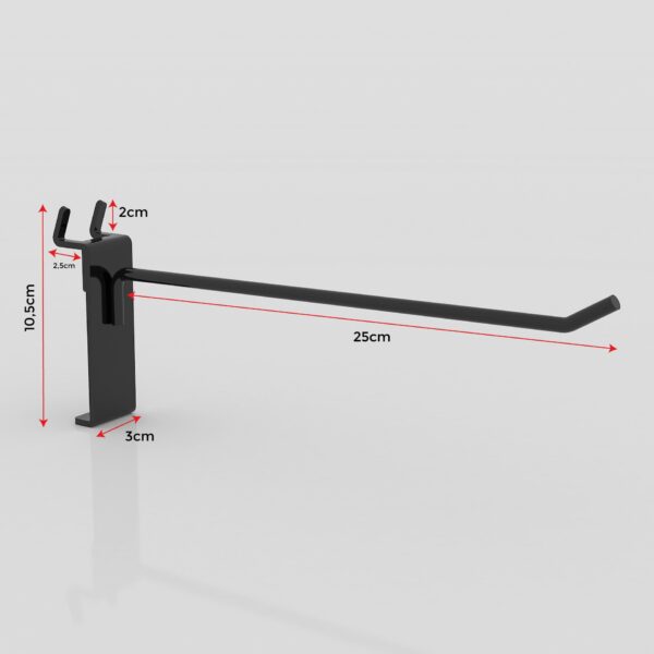 SOPORTE PERCHAS PARA RACK EXPOSITOR