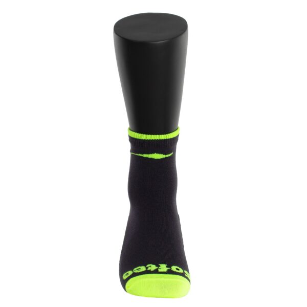 calcetines media caña softee negro amarillo fluor 6 CALCETINES MEDIA CAÑA SOFTEE