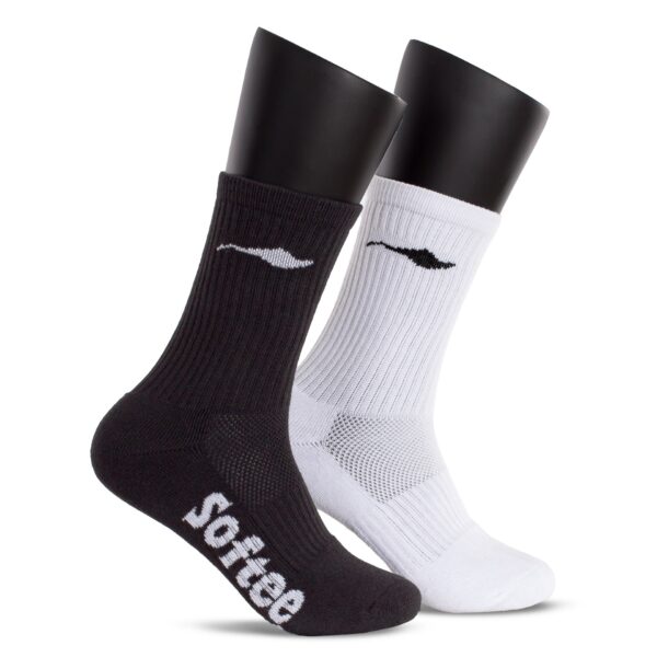 calcetines softee duo blanco negro 2 CALCETINES SOFTEE DUO