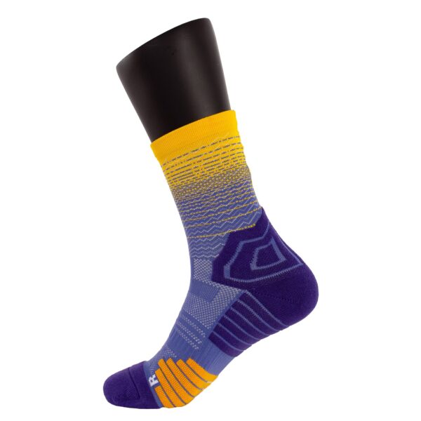 calcetines softee los ángeles violeta amarillo 2 CALCETINES SOFTEE LOS ÁNGELES