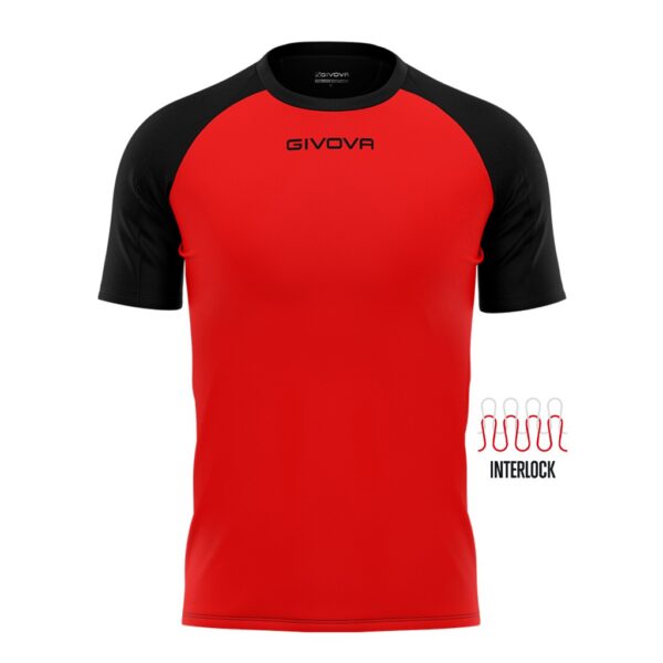camiseta givova capo rojo negro 1 CAMISETA GIVOVA CAPO