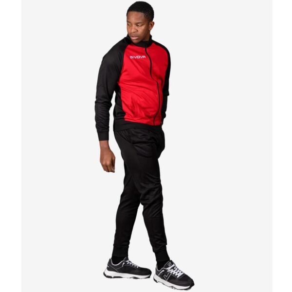 chándal givova cuba rojo negro 3 CHÁNDAL GIVOVA CUBA