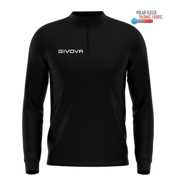 SUDADERA GIVOVA TECNICA 500 MEDIA CREMALLERA