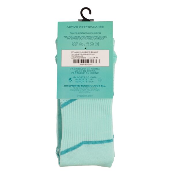 calcetines de running softee active performance azul celeste 2 CALCETINES DE RUNNING SOFTEE ACTIVE PERFORMANCE