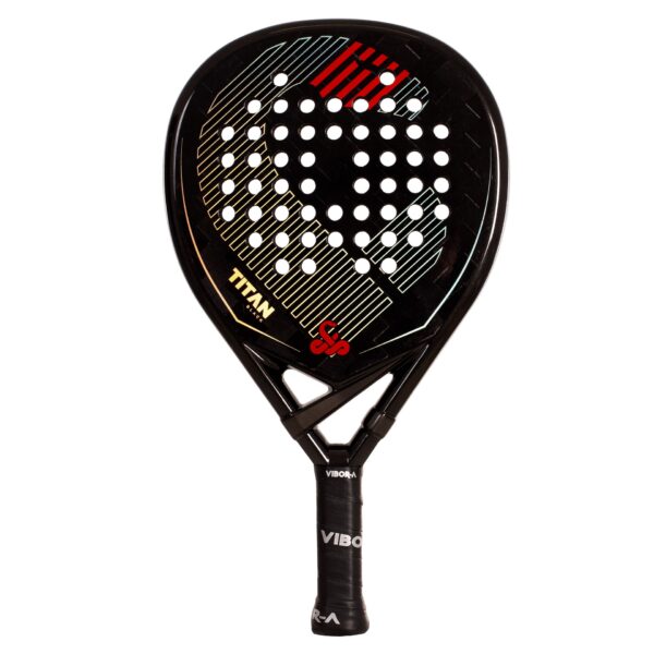PALA PÁDEL VIBOR-A TITAN 15K BLACK TWILL