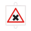 PANEL DE SEÑALIZACIÓN TRÁFICO DE PELIGRO Nº 3 INTERSECCIÓN
