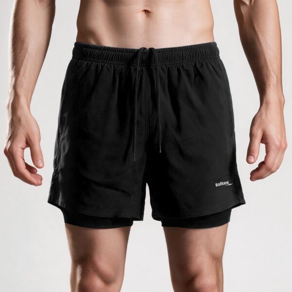 pantalón corto softee discover negro PANTALÓN CORTO SOFTEE DISCOVER