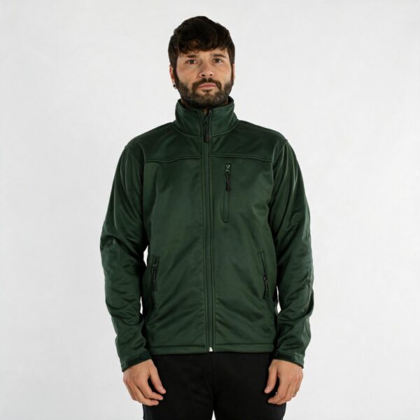 softshell jacket softee regis hombre verde oscuro 2 SOFTSHELL JACKET SOFTEE REGIS HOMBRE