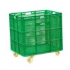 BANASTA CON RUEDAS INOX